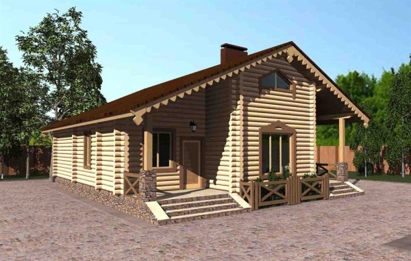 22. Проект дома B-241 Екстерьер Проект дома B-241 - фото 22