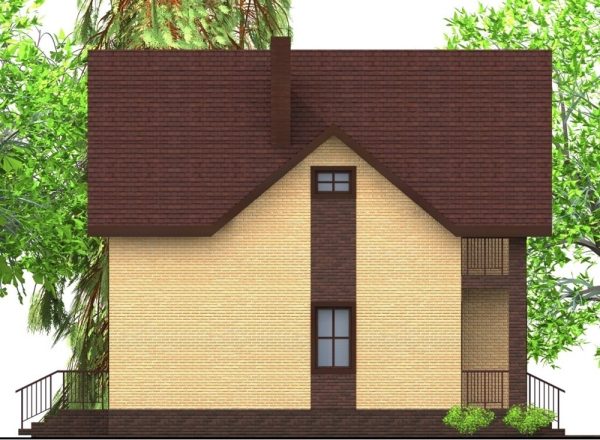 14. Проект дома B-242 Екстерьер Проект дома B-242 - фото 14