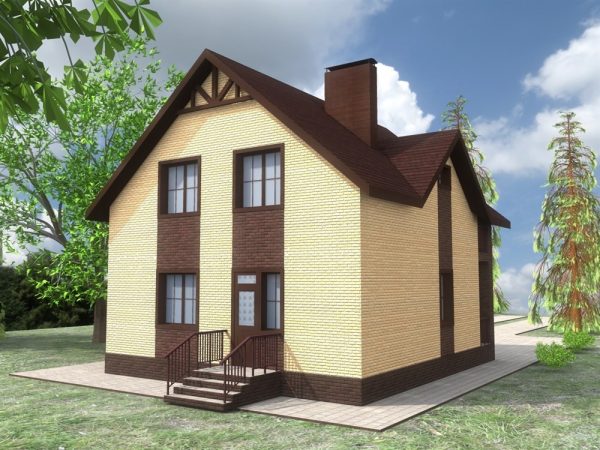 15. Проект дома B-242 Екстерьер Проект дома B-242 - фото 15