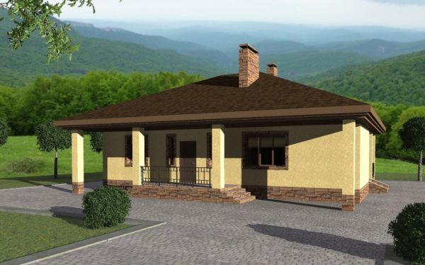 8. Проект дома B-244 Екстерьер Проект дома B-244 - фото 8