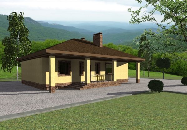 16. Проект дома B-244 Екстерьер Проект дома B-244 - фото 16