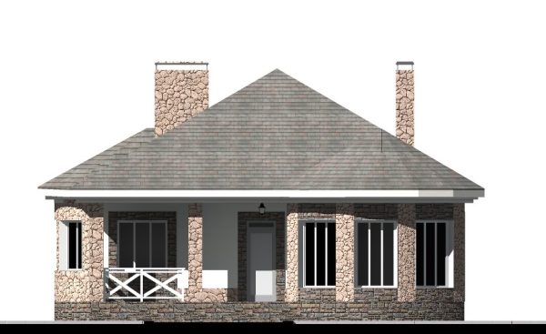 4. Проект дома B-245 Екстерьер Проект дома B-245 - фото 4