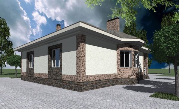 6. Проект дома B-245 Екстерьер Проект дома B-245 - фото 6