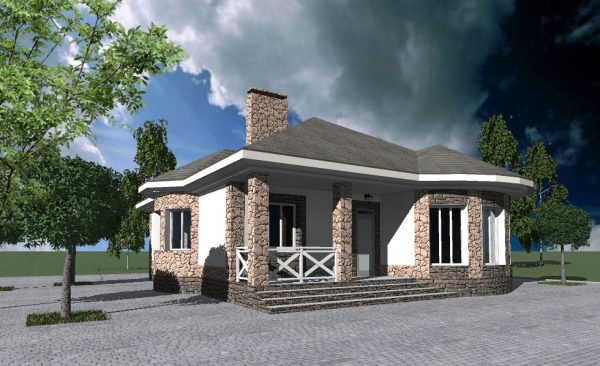 7. Проект дома B-245 Екстерьер Проект дома B-245 - фото 7