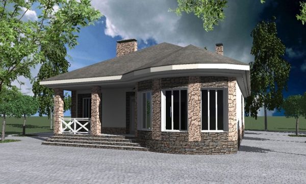 8. Проект дома B-245 Екстерьер Проект дома B-245 - фото 8