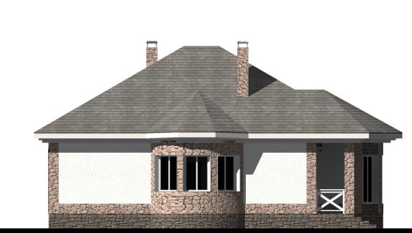 9. Проект дома B-245 Екстерьер Проект дома B-245 - фото 9
