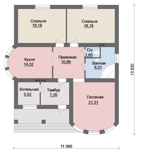 14. Проект дома B-245 Екстерьер Проект дома B-245 - фото 14