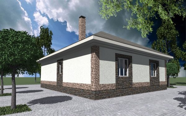 16. Проект дома B-245 Екстерьер Проект дома B-245 - фото 16