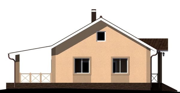 15. Проект дома B-248 Екстерьер Проект дома B-248 - фото 15