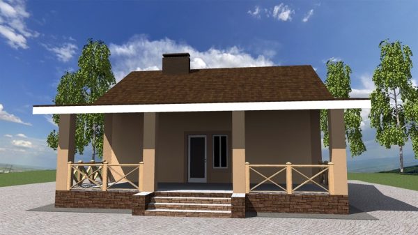 20. Проект дома B-248 Екстерьер Проект дома B-248 - фото 20