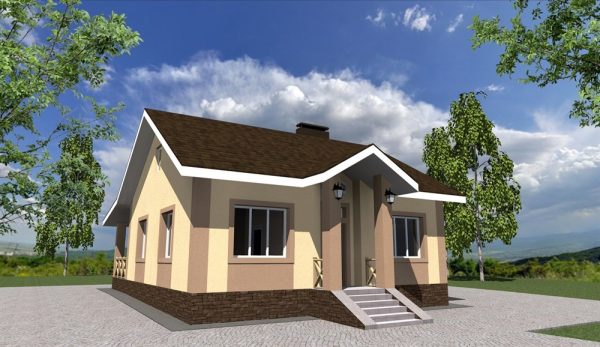 24. Проект дома B-248 Екстерьер Проект дома B-248 - фото 24