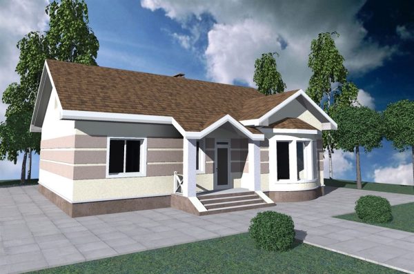 1. Проект дома B-250 Екстерьер Проект дома B-250 - фото 1