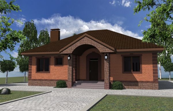 4. Проект дома B-252 Екстерьер Проект дома B-252 - фото 4