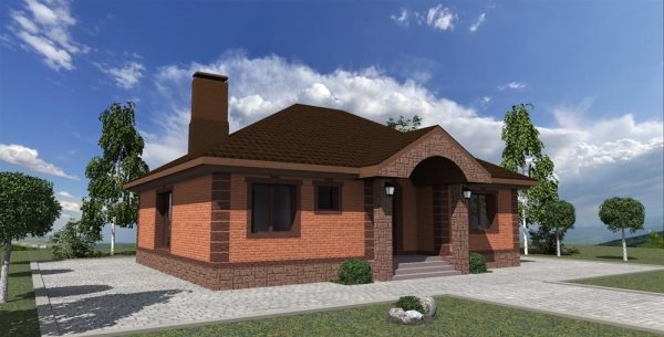 8. Проект дома B-252 Екстерьер Проект дома B-252 - фото 8