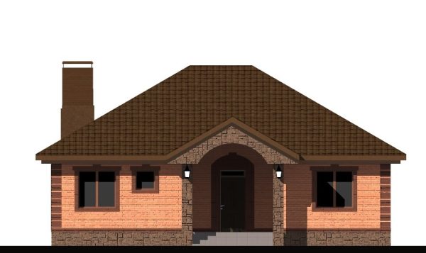 16. Проект дома B-252 Екстерьер Проект дома B-252 - фото 16