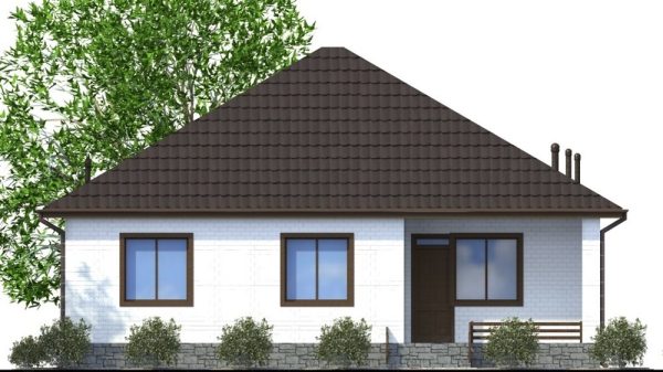 1. Проект дома B-256 Екстерьер Проект дома B-256 - фото 1