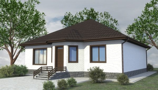 11. Проект дома B-256 Екстерьер Проект дома B-256 - фото 11