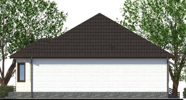 15. Проект дома B-256 Екстерьер Проект дома B-256 - фото 15