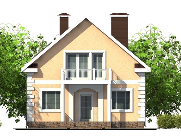 1. Проект дома B-257 Екстерьер Проект дома B-257 - фото 1