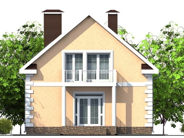 7. Проект дома B-257 Екстерьер Проект дома B-257 - фото 7
