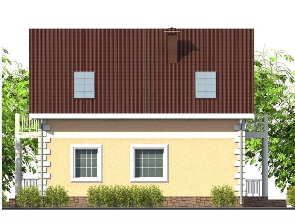 8. Проект дома B-257 Екстерьер Проект дома B-257 - фото 8