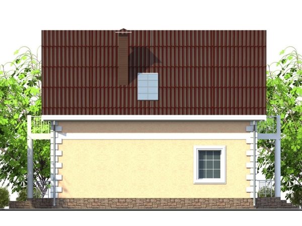 14. Проект дома B-257 Екстерьер Проект дома B-257 - фото 14