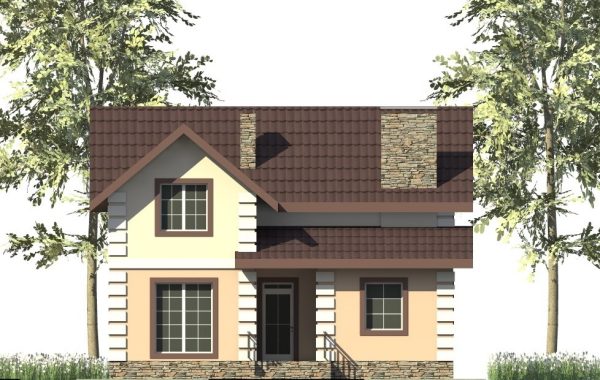 5. Проект дома B-259 Екстерьер Проект дома B-259 - фото 5