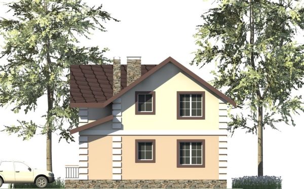 18. Проект дома B-259 Екстерьер Проект дома B-259 - фото 18