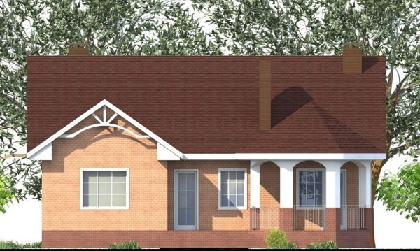 8. Проект дома B-260 Екстерьер Проект дома B-260 - фото 8