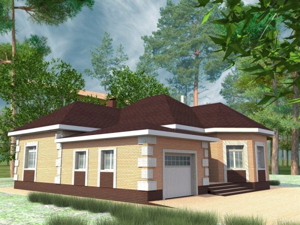 17. Проект дома B-263 Екстерьер Проект дома B-263 - фото 17