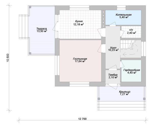 6. Проект дома B-265 Екстерьер Проект дома B-265 - фото 6