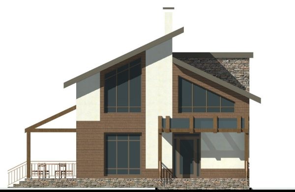 8. Проект дома B-265 Екстерьер Проект дома B-265 - фото 8