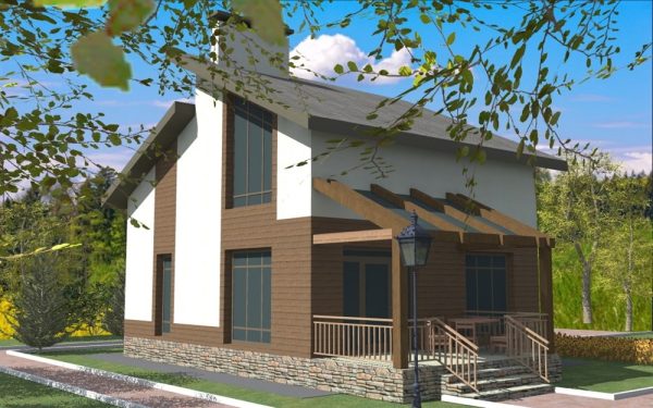 13. Проект дома B-265 Екстерьер Проект дома B-265 - фото 13