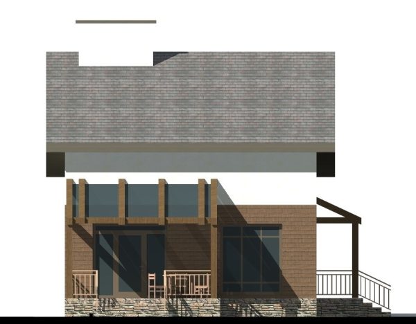15. Проект дома B-265 Екстерьер Проект дома B-265 - фото 15