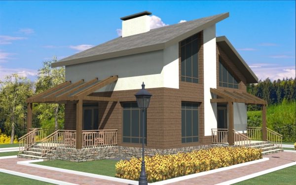 19. Проект дома B-265 Екстерьер Проект дома B-265 - фото 19