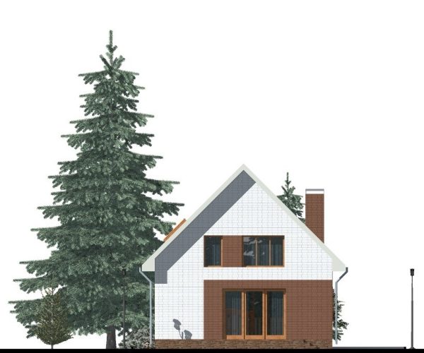 1. Проект дома B-266 Екстерьер Проект дома B-266 - фото 1