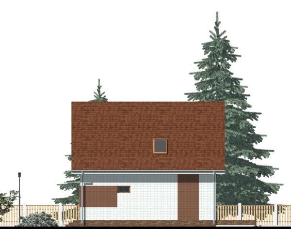 4. Проект дома B-266 Екстерьер Проект дома B-266 - фото 4