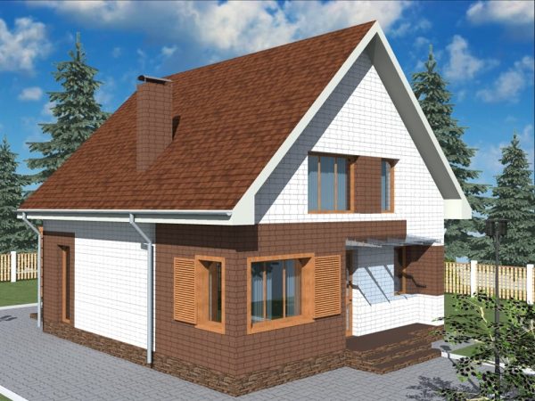 5. Проект дома B-266 Екстерьер Проект дома B-266 - фото 5