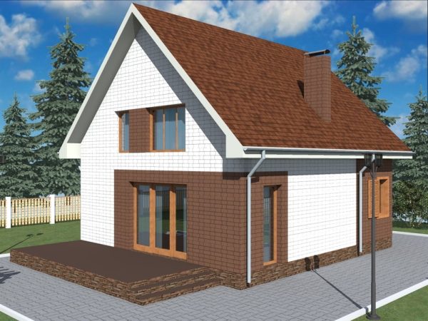 7. Проект дома B-266 Екстерьер Проект дома B-266 - фото 7