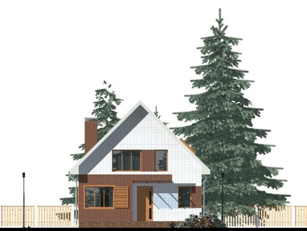16. Проект дома B-266 Екстерьер Проект дома B-266 - фото 16