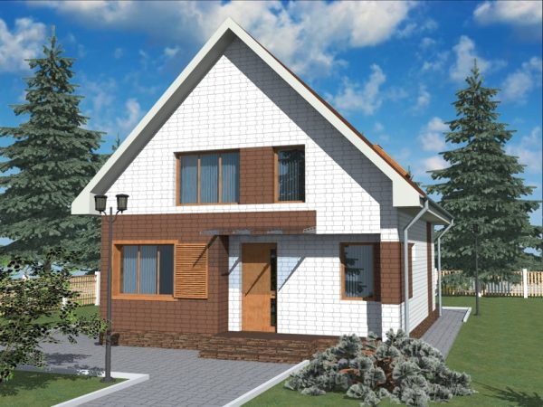 21. Проект дома B-266 Екстерьер Проект дома B-266 - фото 21