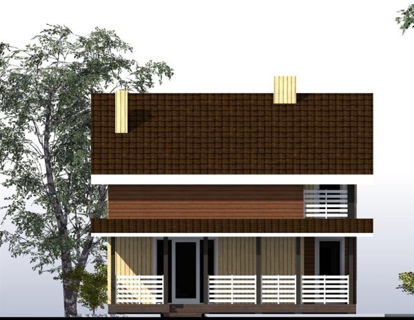 17. Проект дома B-269 Екстерьер Проект дома B-269 - фото 17