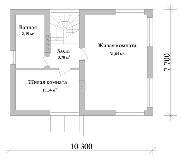 6. Проект дома B-272 Екстерьер Проект дома B-272 - фото 6