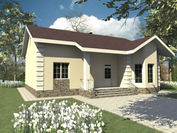 15. Проект дома B-274 Екстерьер Проект дома B-274 - фото 15