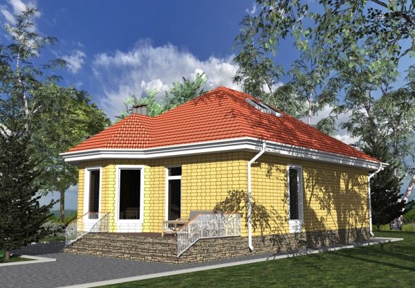 4. Проект дома B-275 Екстерьер Проект дома B-275 - фото 4