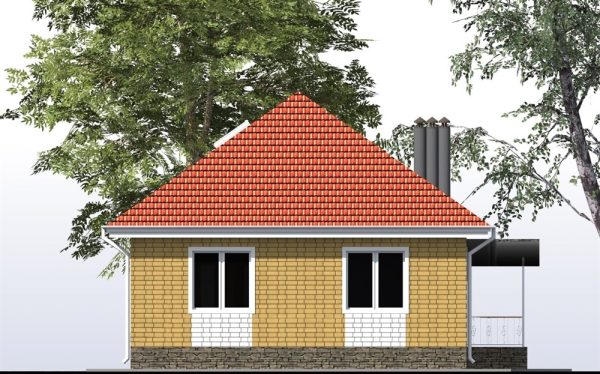 15. Проект дома B-275 Екстерьер Проект дома B-275 - фото 15