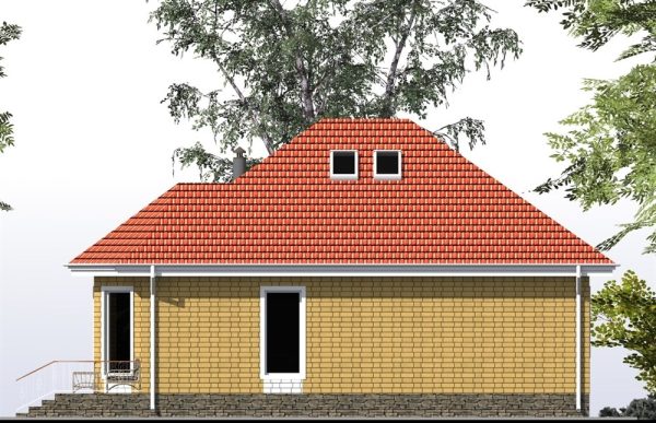 17. Проект дома B-275 Екстерьер Проект дома B-275 - фото 17