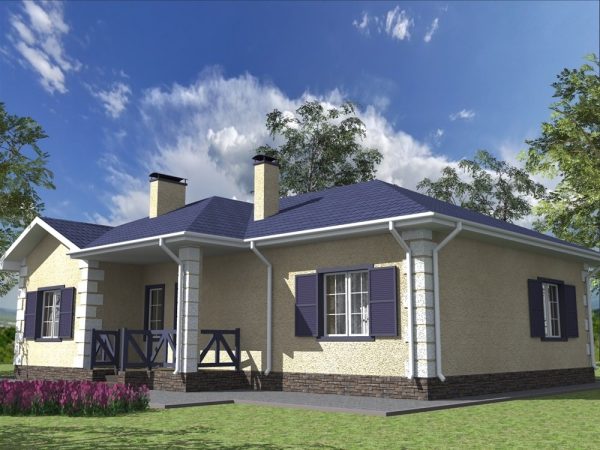 14. Проект дома B-277 Екстерьер Проект дома B-277 - фото 14