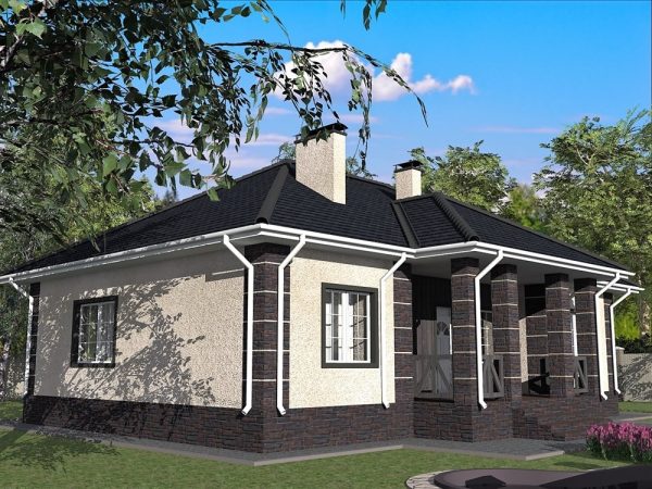 8. Проект дома B-278 Екстерьер Проект дома B-278 - фото 8