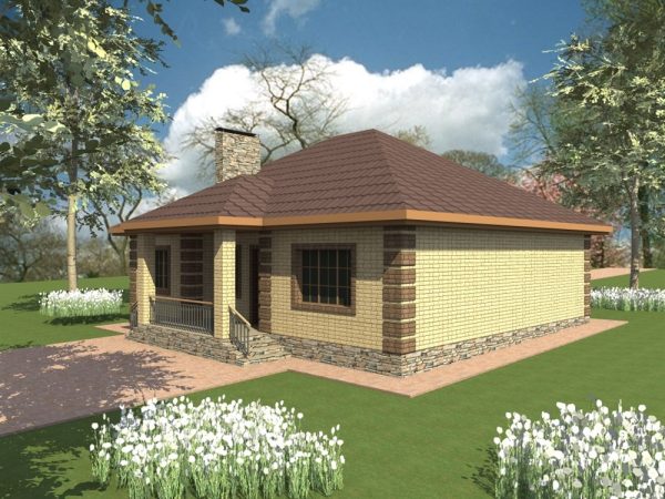 19. Проект дома B-282 Екстерьер Проект дома B-282 - фото 19